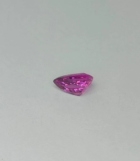Natural Rhodolite Garnet 1.62ct Pear Shape Loose Gemstone From Tanzania — view 2